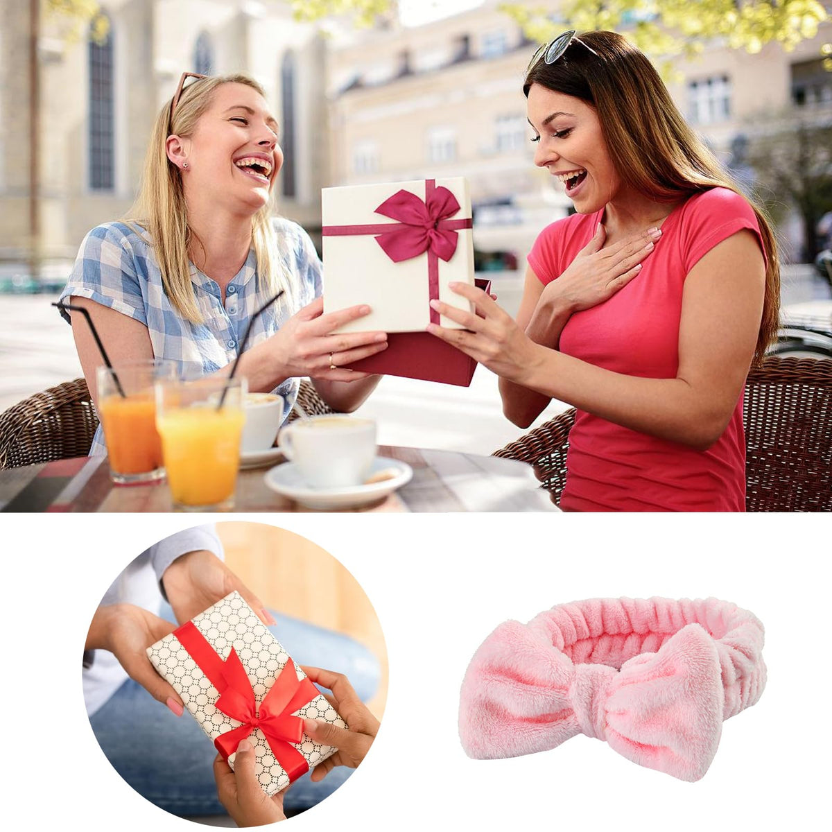 JHJEWH reusable, washable headband, durable for daily use.
