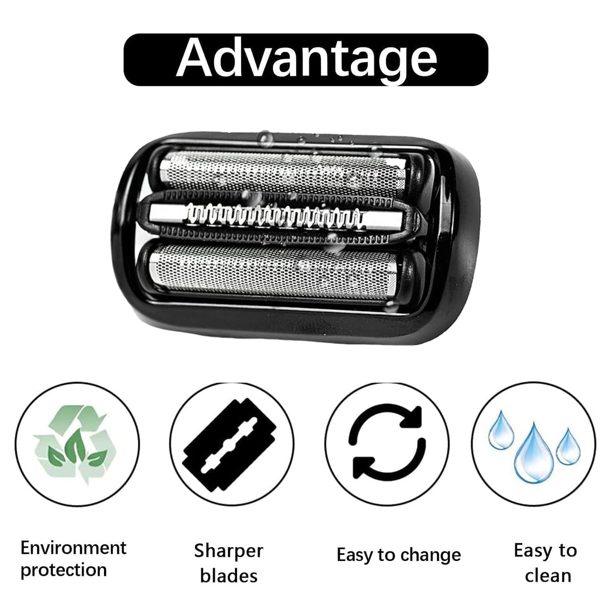 JIANCENGYU 53B wet and dry use enables versatile shaving routines.