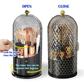 JIANGLAI clear dustproof storage highlights skincare essentials at a glance.