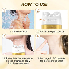Jiangxin AH-8 eye cream water-gel texture absorbs quickly.