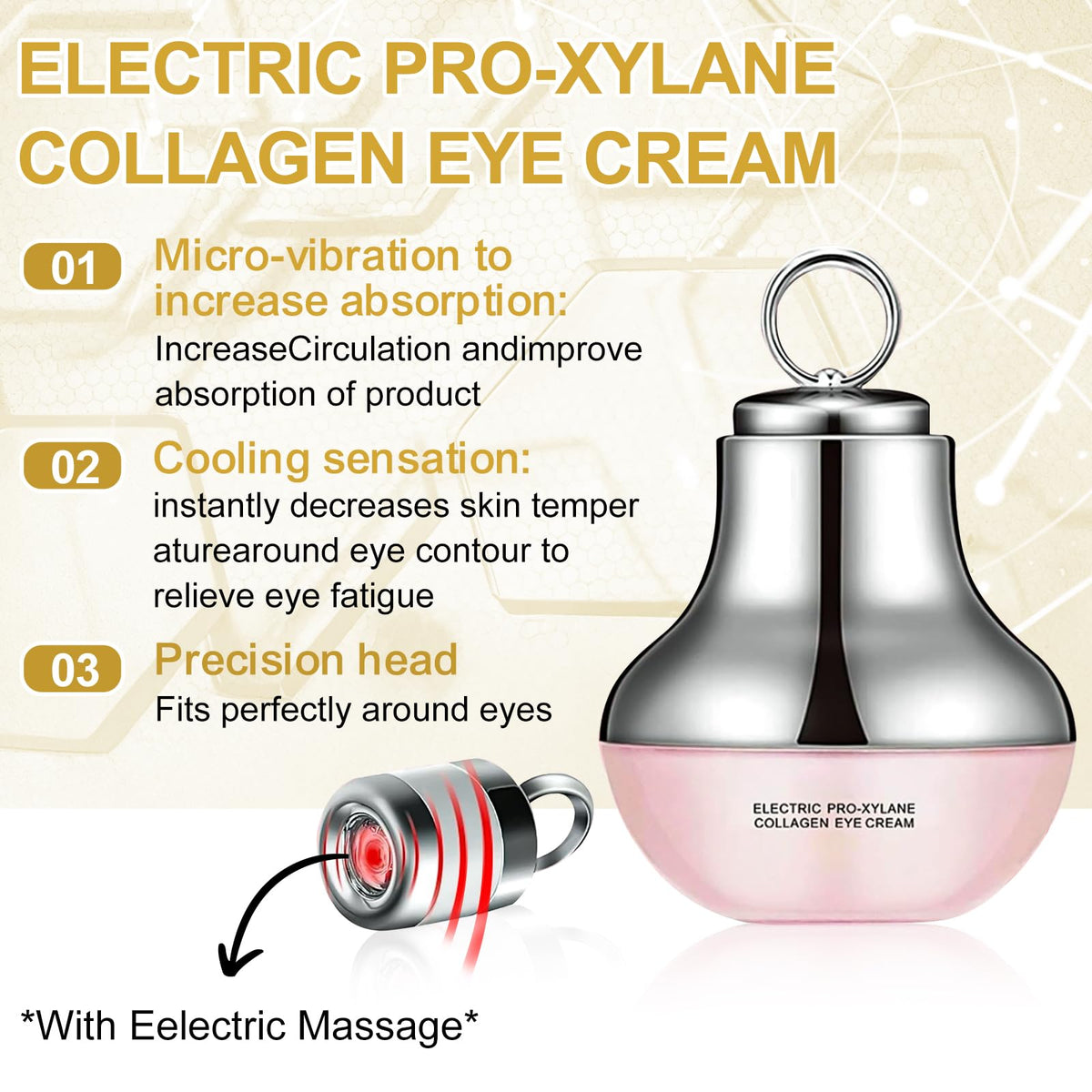 Jiangxin AH-8 neck cream ceramides lock in moist for hydrated skin.