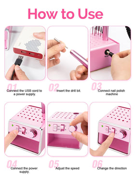 JIASHENG multifunctional kit includes drill, manual, bits, and sanding bands.