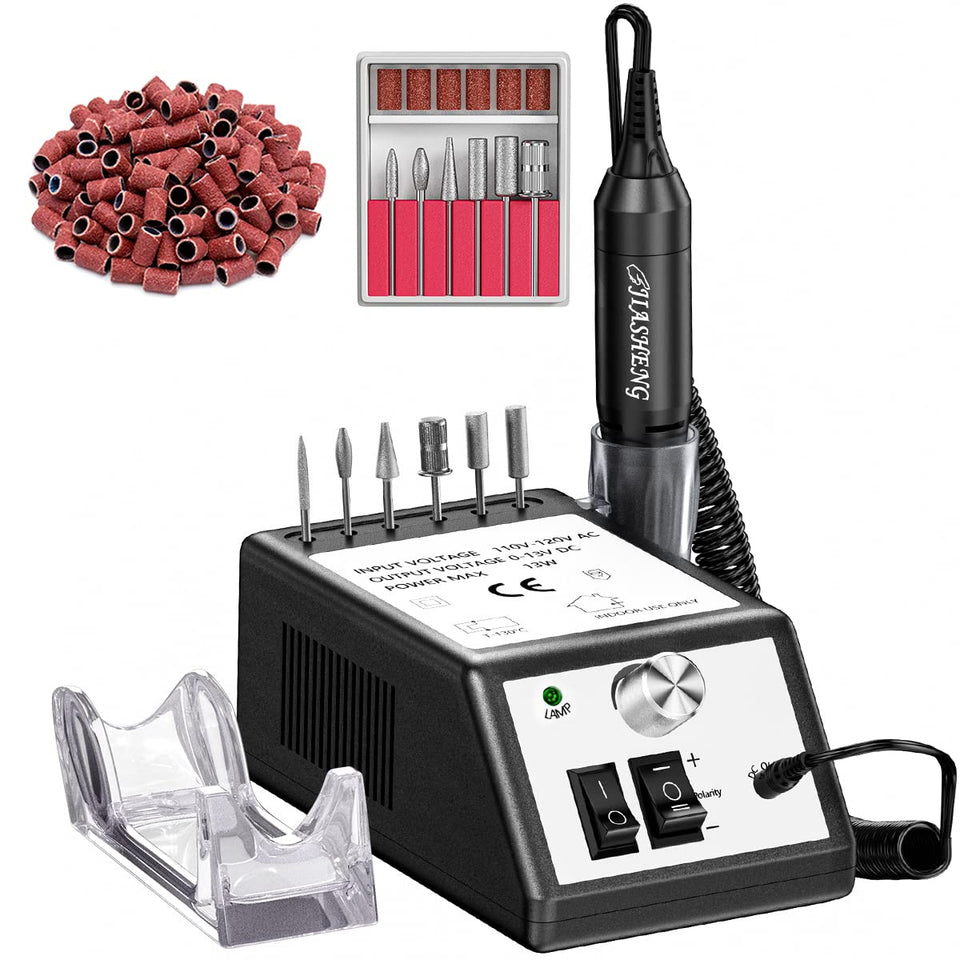JIASHENG Nail Drill at 20000rpm power for fast acrylic shaping
