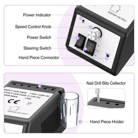 JIASHENG Nail Drill's compact desk design saves workspace