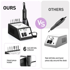 JIASHENG Nail Drill operates with low heat and minimal noise