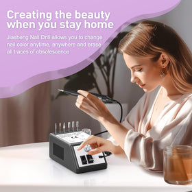 JIASHENG Professional Nail Drill suitable for salon and home use