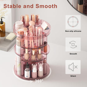 Jiavarry 360-degree rotation keeps items within reach during daily routines.
