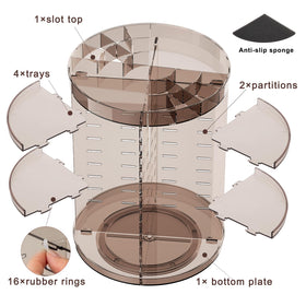 Jiavarry multi-function storage suits vanity, bathroom, and kitchen use.
