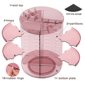 Jiavarry multipurpose organizer suits vanity, bathroom, or kitchen storage.