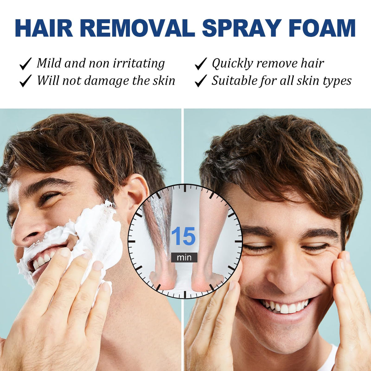 JIAYIGOOD foam depilation on back delivers smooth, even results after a simple wipe