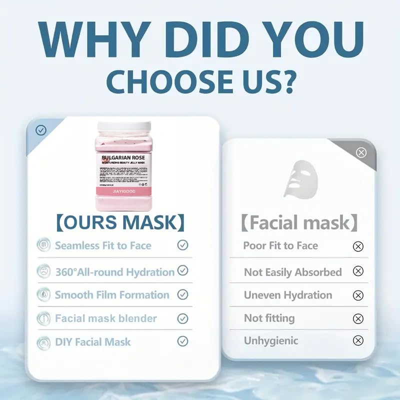 JIAYIGOOD jelly mask being used for full-body hydration beyond the face