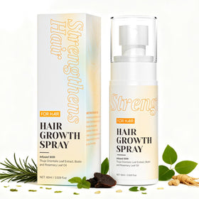 JIEXUN Hair Growth Spray plant-powered formula applied to scalp for healthier hair