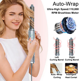 JIGGL 5-in-1 concentrator nozzle focuses airflow for precise smoothing and drying.