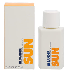 Jil Sander Sun EDT bottle front view with feminine design