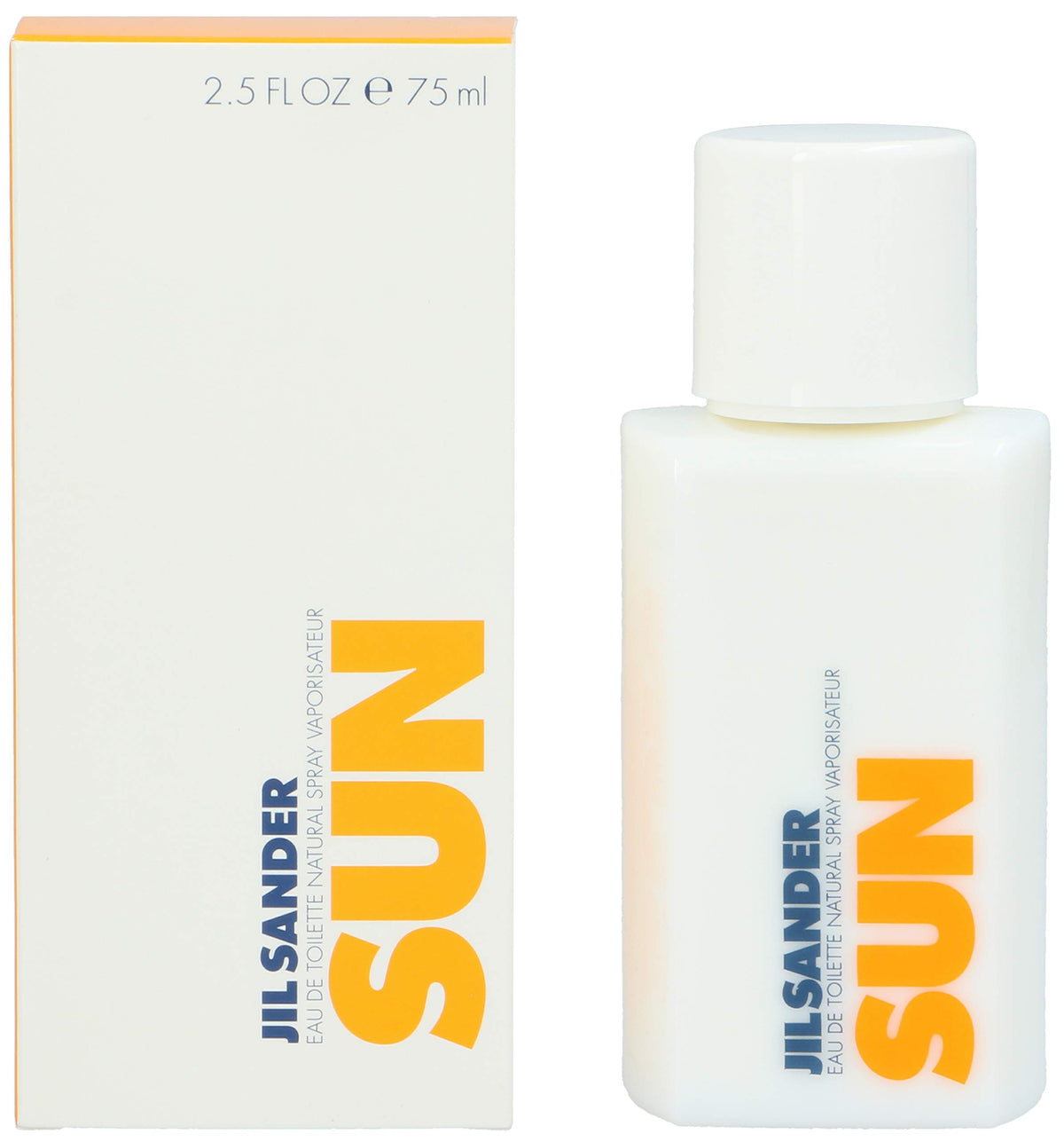 Scent profile visual for Jil Sander Sun EDT showing day-to-night versatility