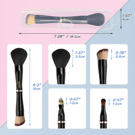 JILIER travel case keeps brushes organized and clean between uses.