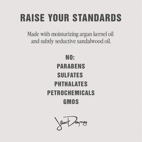Argan oil nourishes hair in Roadie while sandalwood fragrance adds subtle aroma.