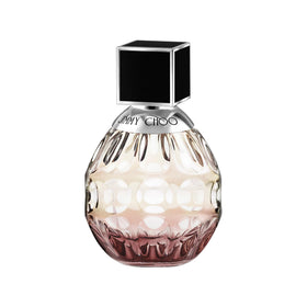 Jimmy Choo Eau de Parfum bottle close-up highlighting premium luxury and brand presence