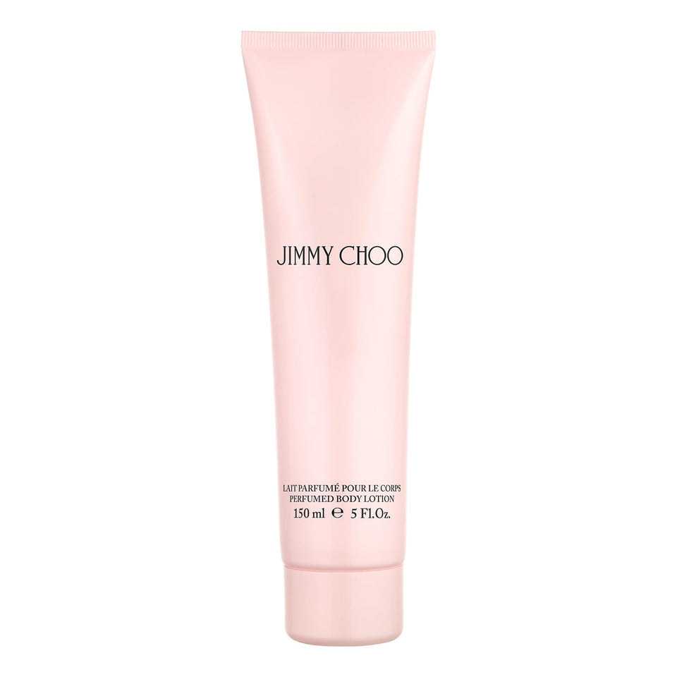 Jimmy Choo EDP 5oz body lotion packaging showcases luxury design for travel