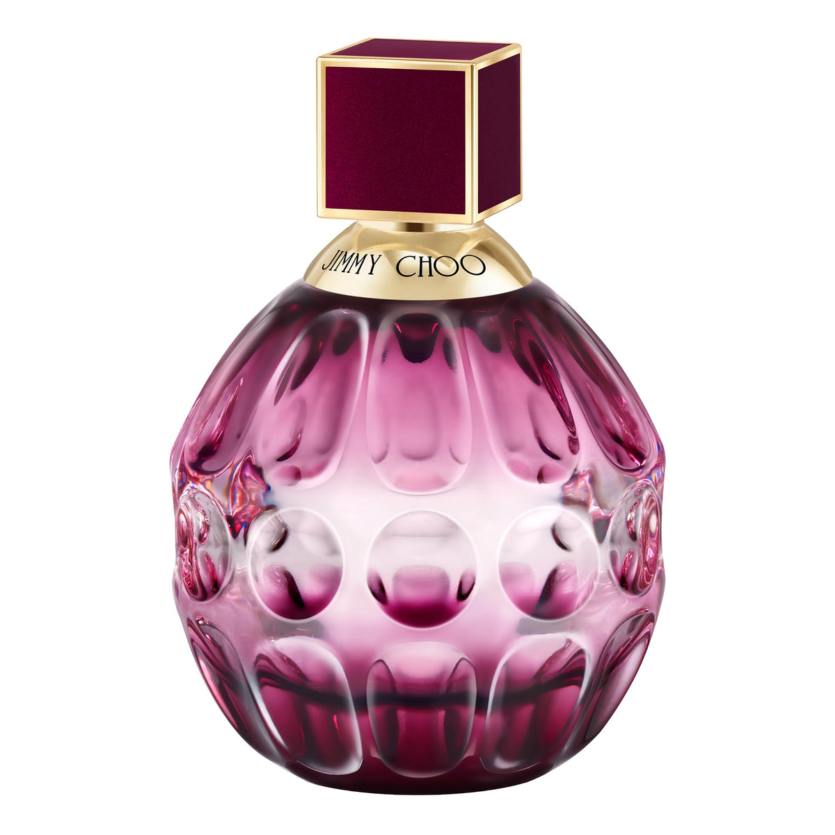 Jimmy Choo Fever bottle close-up, a luxurious fragrance preview for a glamorous evening.
