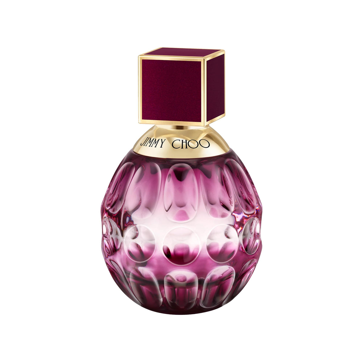 Jimmy Choo Fever EDP bottle front, ideal for glamorous nights and confident evenings.