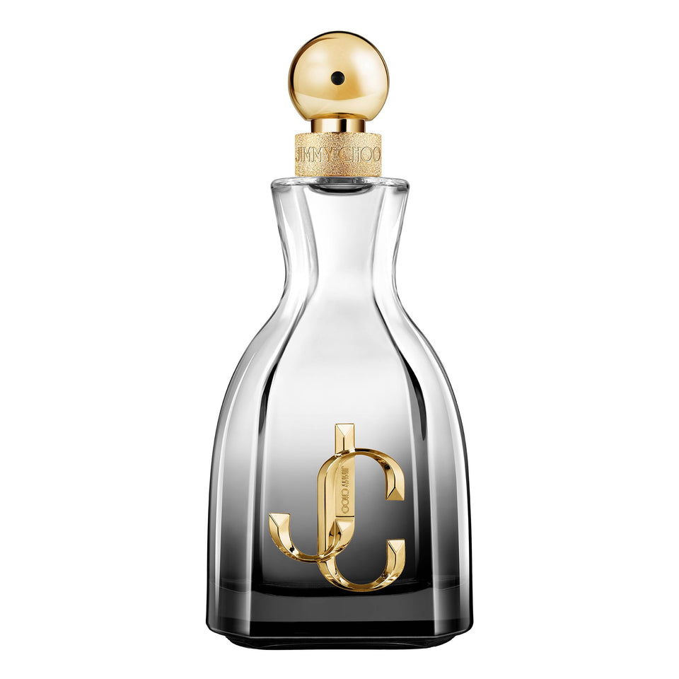 Jimmy Choo I Want Choo Forever bottle close-up for confident evening elegance.