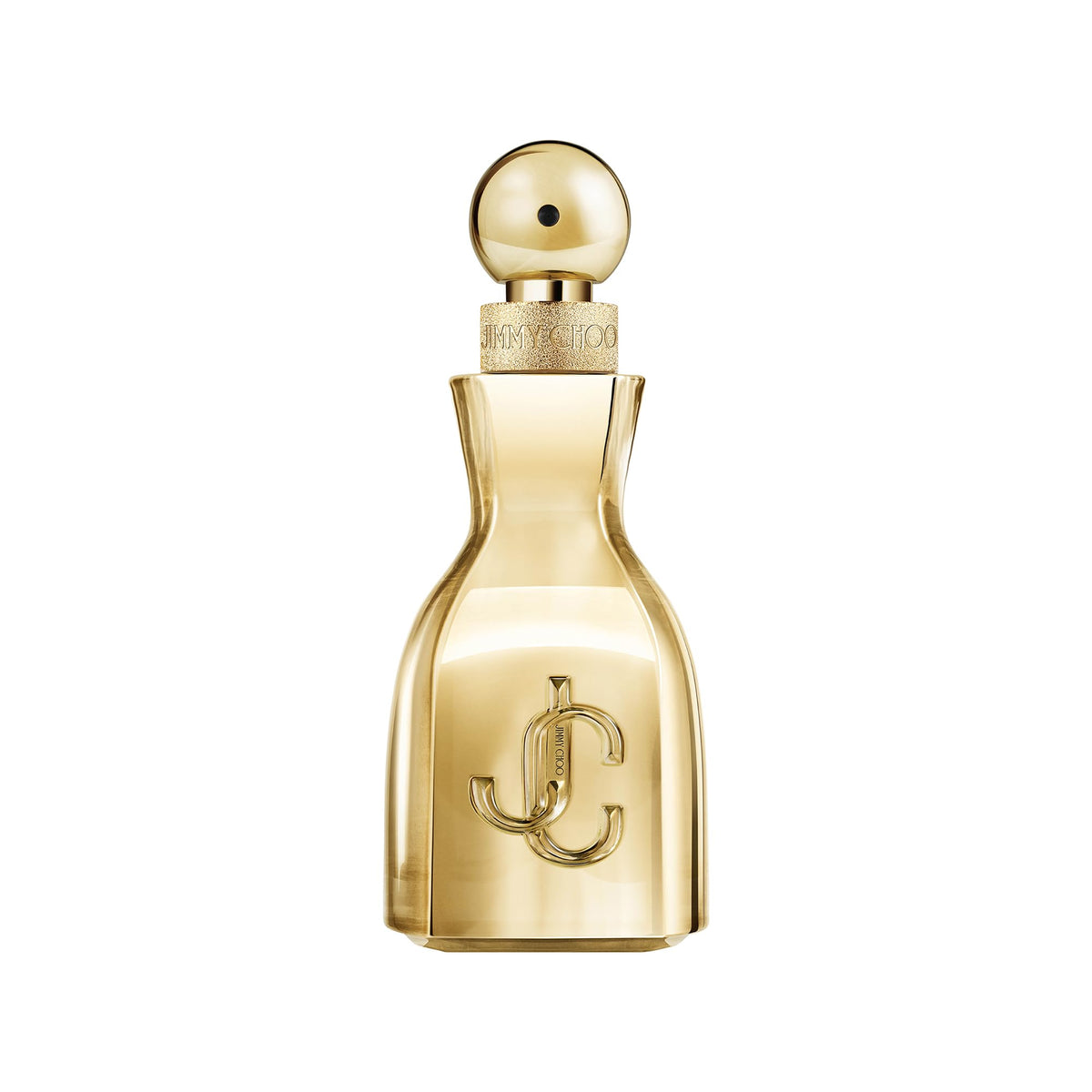 Jimmy Choo I Want Choo Le Parfum bottle front view, adds instant glam for special evenings.