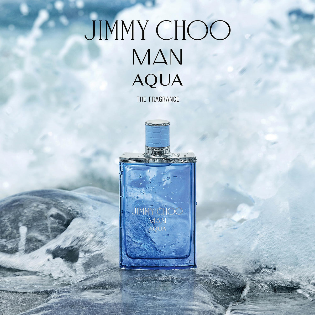 Jimmy Choo Man Aqua spray application demonstrates even diffusion for daily wear.