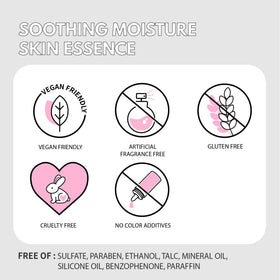 Graphic of seven Hyaluronic Acids in JIN JUNG SUNG Soothing Essence Serum for deep hydration