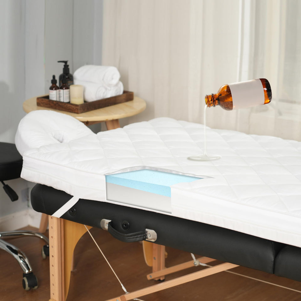 JINGFUD lash bed topper with multi-layer design for enhanced comfort during treatments