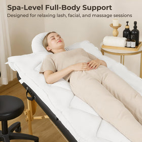 JINGFUD secure four-sided straps prevent slipping during treatments.