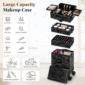 JINGUAN aluminum edge corners protect cosmetics during frequent transport.