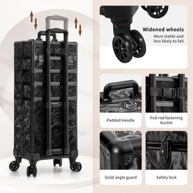 JINGUAN large bottom storage holds tools and cosmetics neatly.
