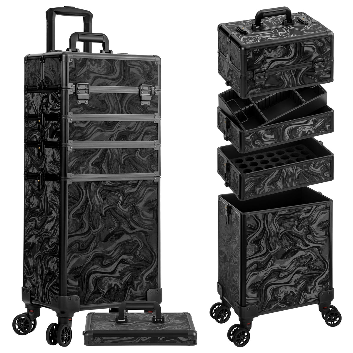 JINGUAN portable travel-ready setup ideal for salons and artists.