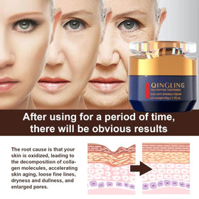 Application motion of Qingling Cream on skin in smooth strokes