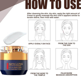Soft, silky skin look after applying JINMAO Qingling Cream