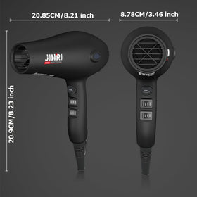 JINRI hair dryer concentrator nozzle for precise straightening and sleek finish