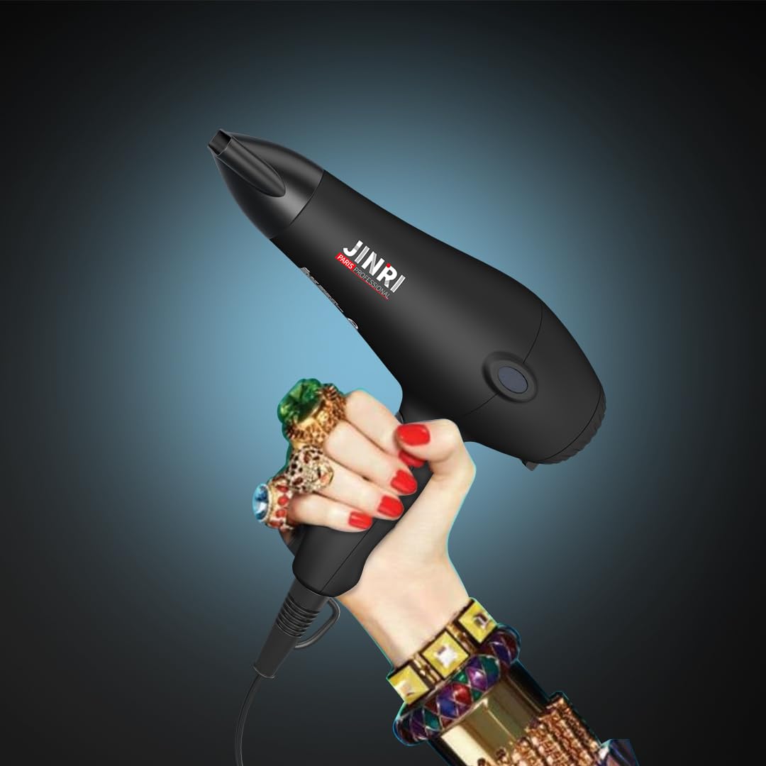 JINRI hair dryer detachable air intake for easy cleaning and maintenance