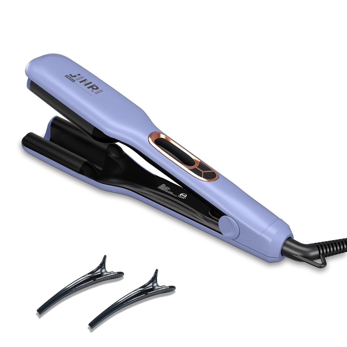 JINRI hair iron plates-glide for smooth styling and volume boost.