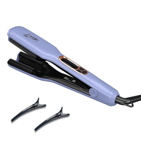 JINRI hair iron purple close-up highlighting plate design for volume