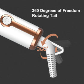 JINRI 0.3-inch slot and hair guide prevent tangling.
