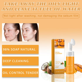 Jioijioi Turmeric Cleansing Soap Bar nourishes with hydrating ingredients.