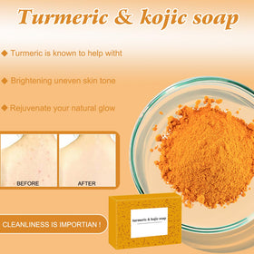 Jioijioi Turmeric Face Scrub Pads offer soft exfoliation for daily washing.