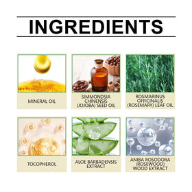 JISKG Cyperus Rotundus Oil on arm shows quick absorption and refreshment.