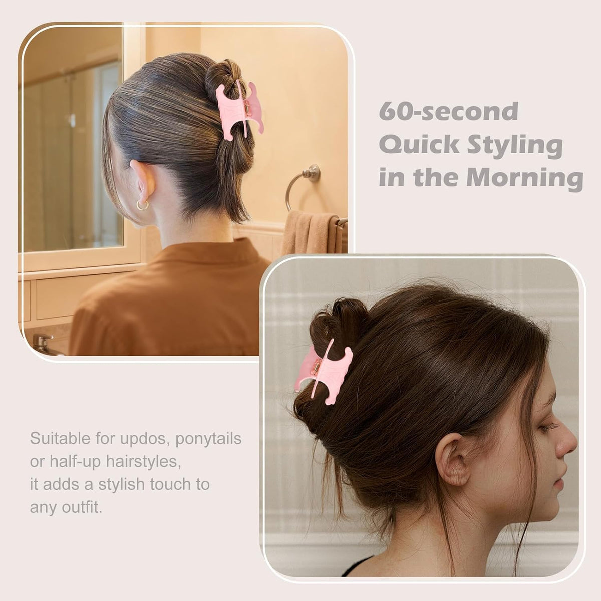 JITUIHOM travel-friendly clip in compact case for touch-ups