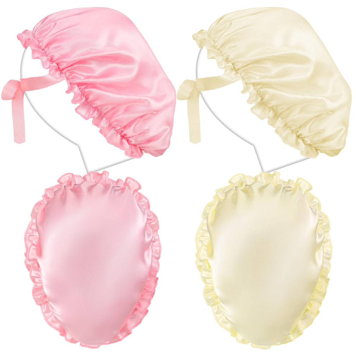 Jiuguva pink tanning face cover front view for UV protection during spa sessions