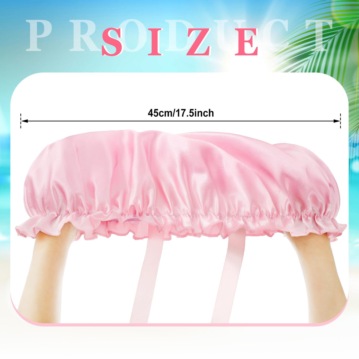 Jiuguva pink tanning face cover side view soft and breathable