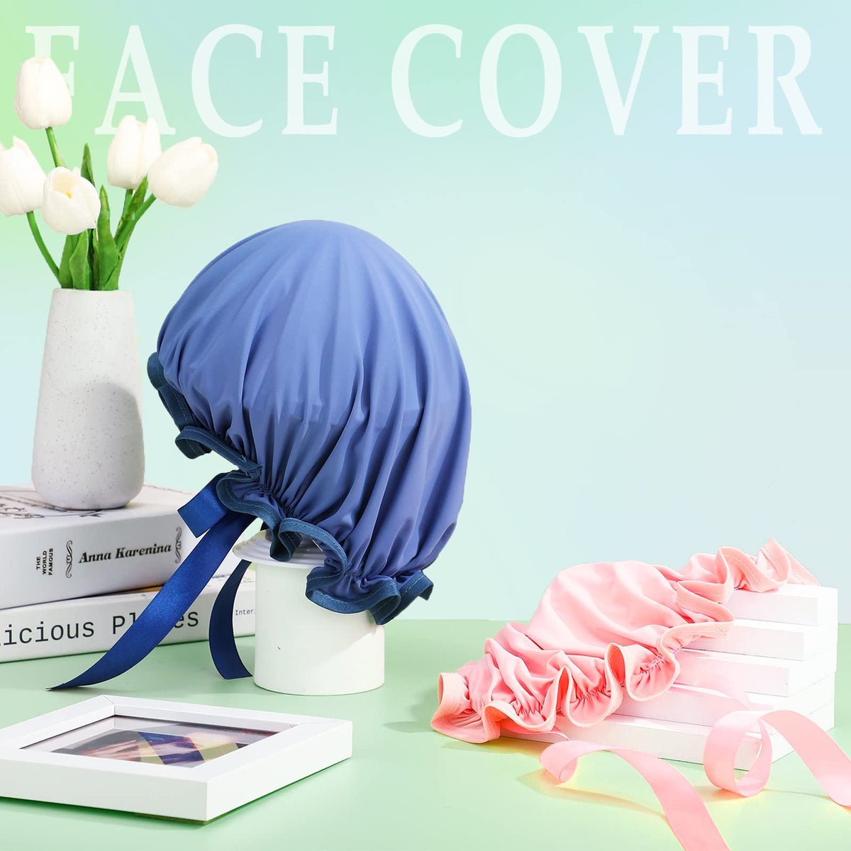 Jiuguva UV face cover salon-use ready, reusable and easy to clean.