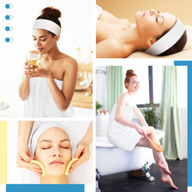 Jiuguva white spa wrap kit displayed as a practical gift set.