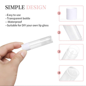 JIUZHU diy lipstick and lip balm tubes collection for home projects